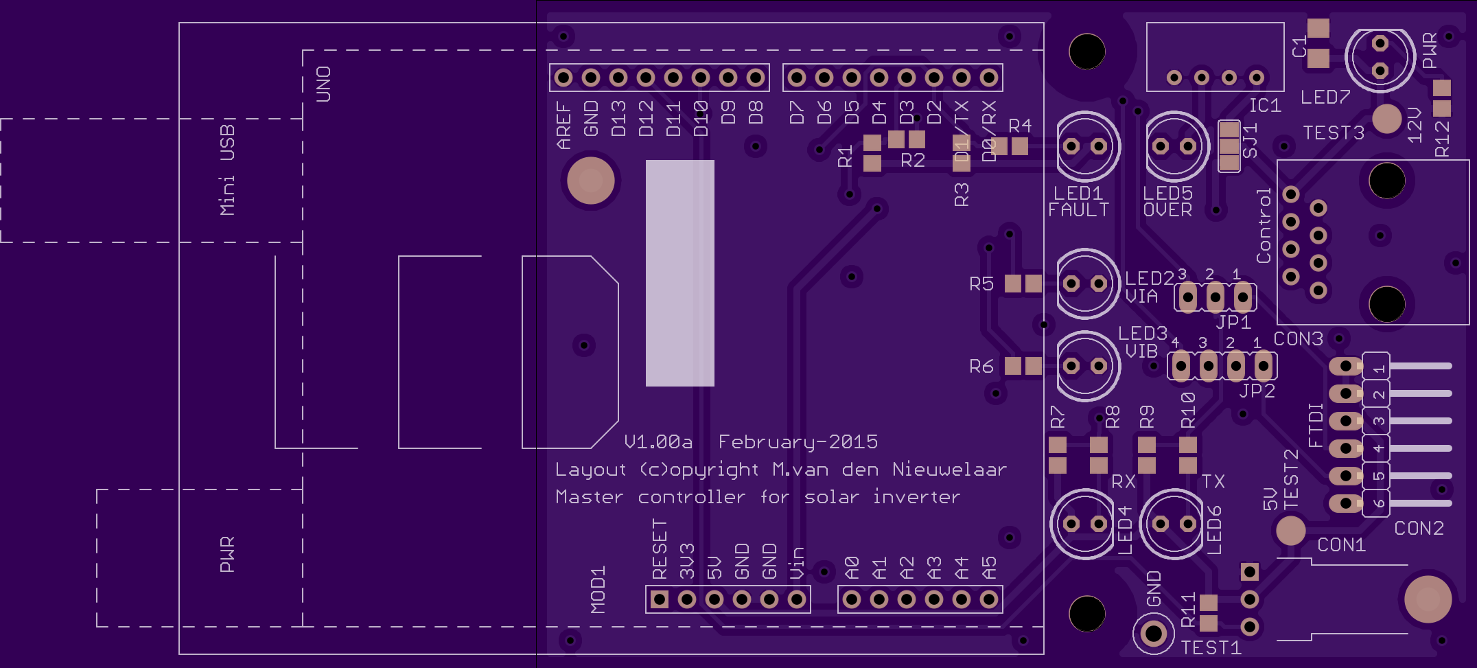 PCB for master controller